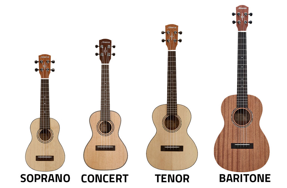 tailles ukuleles